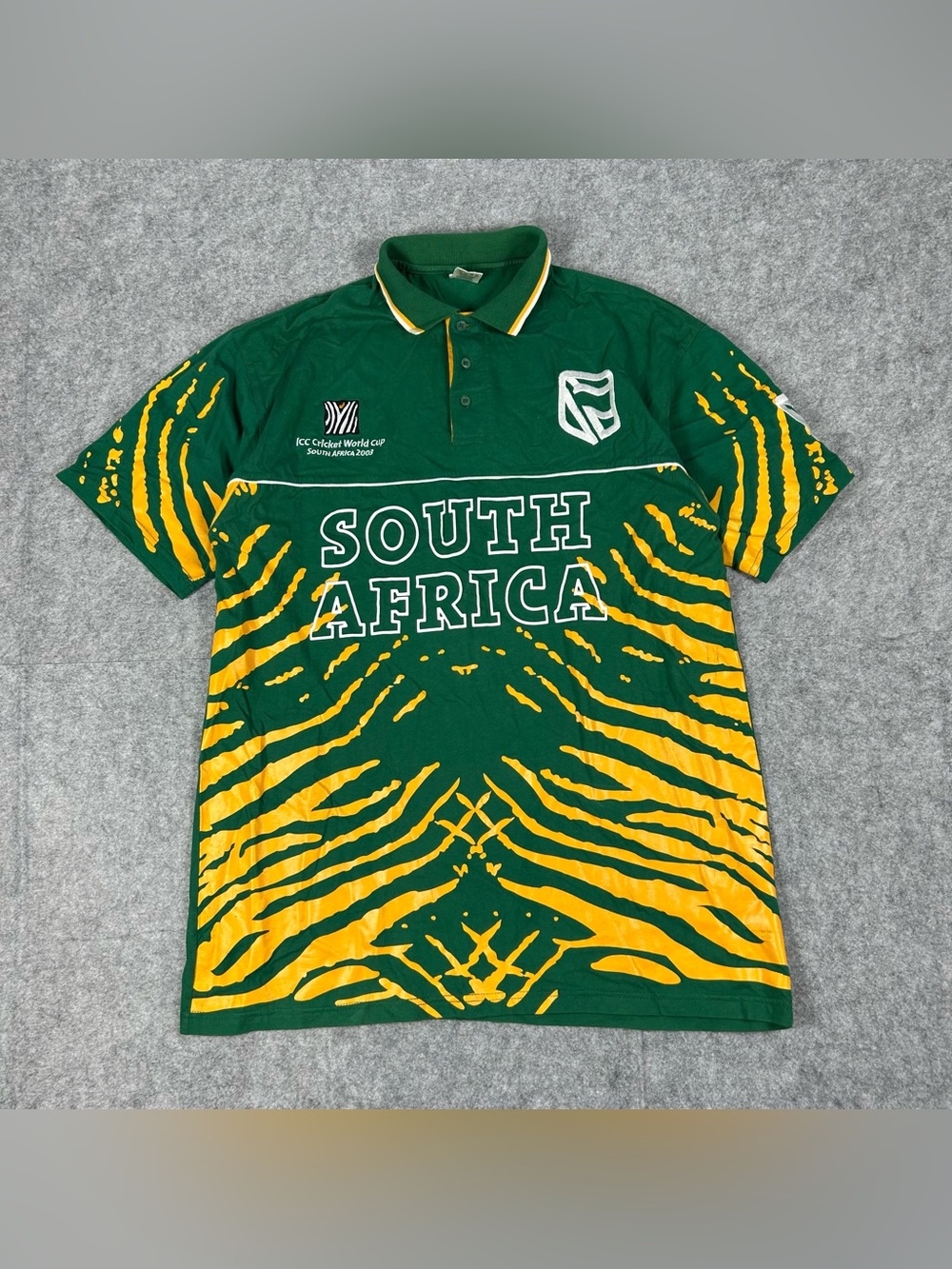Vintage Admiral Vintage 2003 South Africa ICC Cricket World Cup Jersey Size XL